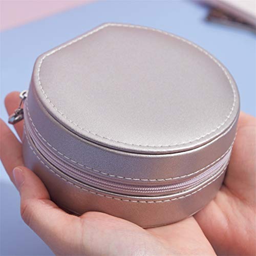 Coffret à bijoux de mode en cuir véritable finition haute couture