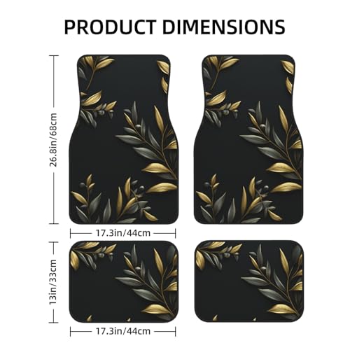 Tapis de sol voiture toutes saisons imperméables ajustement universel - 2