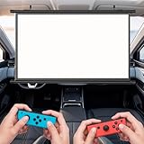 Écran de projection pour voiture : écran de projection Ultra HD 40 pouces au format 16:9. Ce mini écran de projection de 40 pouces est spécialement conçu pour une utilisation en voiture, transformant votre berline, SUV ou camping-car en cinéma privé en quelques secondes.