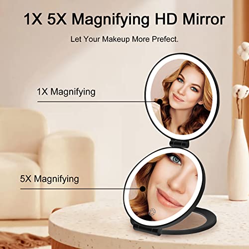 Micacorn Specchio Trucco con Luci LED, Specchio da...