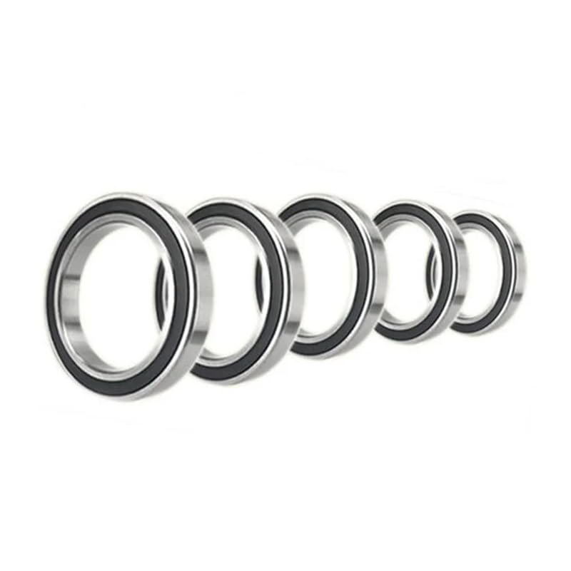 PAKMEZ 2-5pcs Bearing 608 6700 6701 6702 6703 6704 6705 6706 6707 6708 6709 6710-2RS ZZ Thin Wall Rubber Shielded Ball Bearings(2RS,5PCS_6710 50X62X6MM)