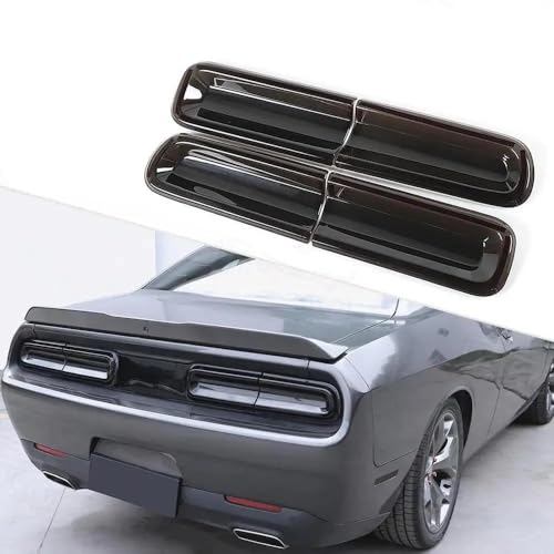 Logement feu arrière pour Dodge Challenger 2015-2023 couvercle extérieur noir