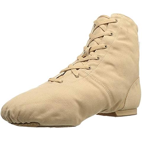 Sansha Soho Lace-Up Jazz Shoe,Flesh,9 M US Women's/5 M US Men's Cover