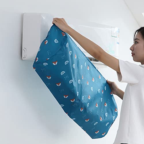 Sunydog-Couvercle de climatiseur d'intérieur avec Cordon de Serrage Étanche et Lavable Couvre-poussière pour climatiseur Mural Mini climatiseur Fendu Nettoyage Protecteur de poussière - Image 8