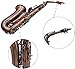 ammoon Profesional Red Bend Bronce Eb E-flat Alto saxofón Abulón Shell Dominante...