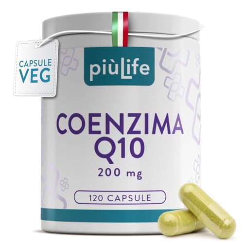 Coenzima Q10 200mg PiùLife 120 Capsule Q10 Coenzima Da...
