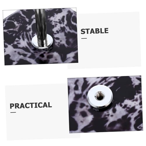 Porte-drapeau de table ajustable Operitacx en métal et socle marbre stable - 4