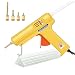Chanseon 150 watts Industrial Hot Melt Glue Gun US Plug with 10 Pcs Glue Sticks Adjustable Temperature Copper Nozzles for DIY Crafts and Quick Repairs