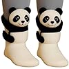 cfsue Animal Socks, Cute Plush Animals Hug Sock for Women, Long Stocking Sock for Christmas Gifts, Cozy Fall & Winter (Panda-New)