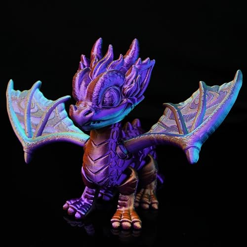 Image of Gratkit Silk Tri-Color PLA Filament,Coextrusion PLA Filament 1.75mm, -0.03mm, 1KG /Roll, Silk PLA Purple & Orange & Green