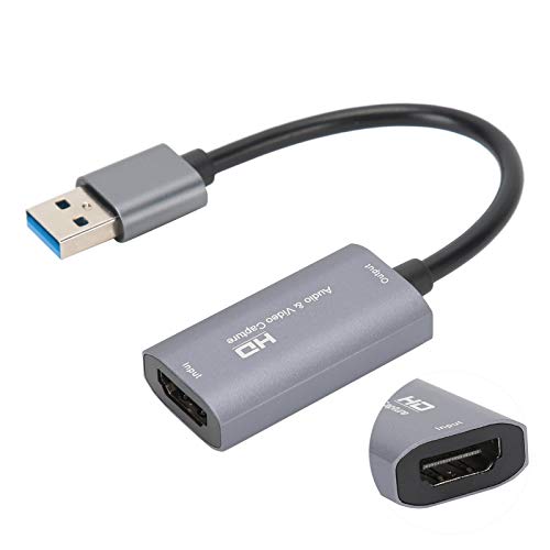 Image of Z29 HDMI to USB2.0 Capture Card, 4K Video Capture Device, High Definition Audio Video Recorder for PC TV Game Streaming, with Aluminum Alloy Shell for Android Linux OS X