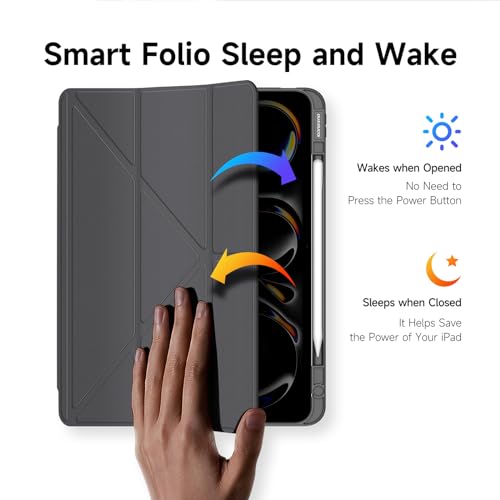 Coque iPad Pro 13 M4 2024 avec support double sens - 2