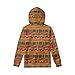 AmzPrint Girls' Fashion Hoodies Sweatshirts Long Sleeve Funny Pullover Activewear African Kente Tribal Print Print Yellow Hoodies For Girls