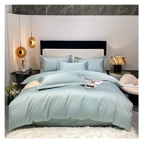 Linge de lit molle en coton égyptien double queen king size avec housse de couette