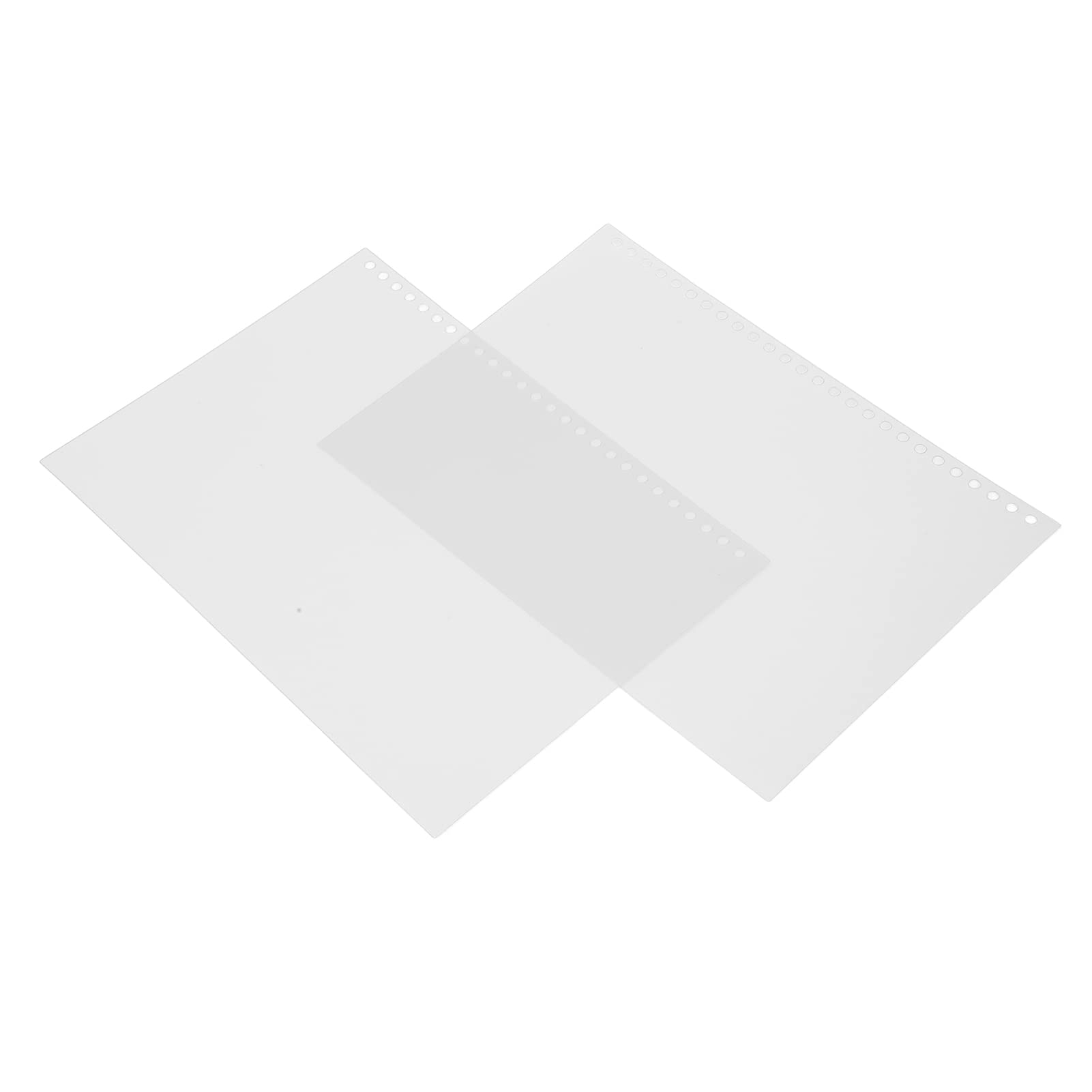 50er-Pack B5-Berichtshüllen mit 26 Löchern, Transparent, Mattiert, PP-Kunststoff-Binderhüllen, Bunte Buchumschläge – Langlebige und Stilvolle Präsentationslösung für Büro und