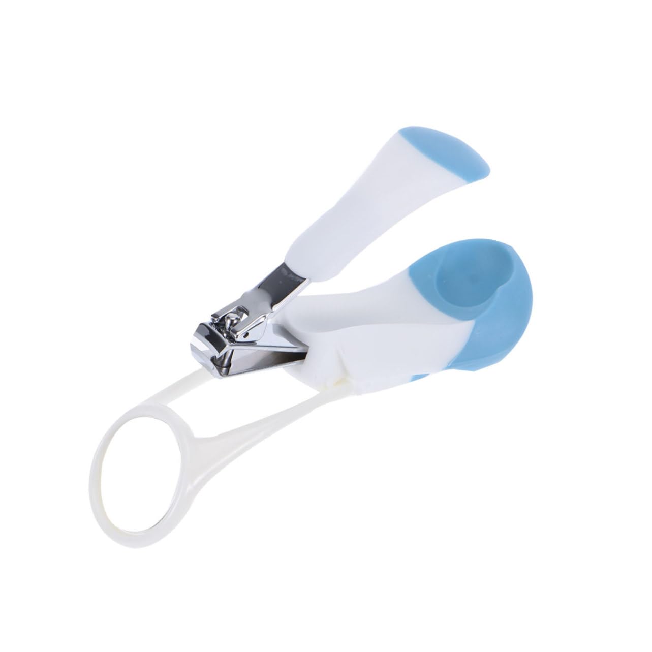 Milisten Nail Clipper with Glass for Safe Nail Care Ergonomic Design for Boy Girl and Newborns Blue