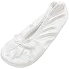 isotoner Girl’s Satin Ballerina with Embroidered Pearl