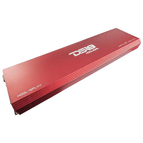 DS18 HOOL-SPLXV Hooligan 15,000 Watts SPL Competition Class D Monoblock Amplifier, with Remote Subwoofer Level Control