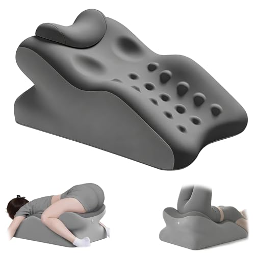 Sex Wedge Support Pillow for Couples Intimacy Ergonomic Memory Foam Position Pillow Lumbar Back Hip Leg Support Cushion Furniture for Bedroom Office Gray