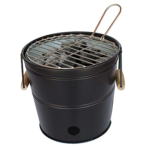 Image of TrustBasket Charcoal Briquettes (5kg) with Free Starter Cubes - Long Burning Barbeque Charcoal with Low Smoke (Used in Grilling /Barbecue, Home) -Set of 5