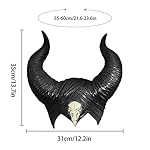 KAIMENG Disfraz de reina de Halloween para disfraz de cosplay, de látex, color negro, para mujer, con cinta para la cabeza, decoración para adultos 9 KAIMENG Disfraz de reina de Halloween para disfraz de cosplay, de látex, color negro, para mujer, con cinta para la cabeza, decoración para adultos