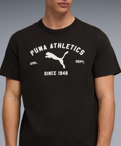 PUMA Herren Class T-Shirt mit Grafik S, Black – Ansicht 2