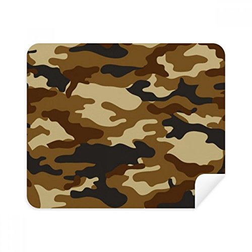 Chiffon nettoyeur d'écran motif camouflage tissu suède DIYthinker 2 pièces