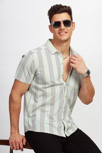 Image of BULLMER Trendy Regular Fit Printed Causal Shirt for Men - Pack of 1