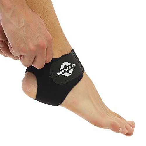 Nivia Orthopedic Basic Ankle Support (Free Size, Black) 6 41JupYGrjVL