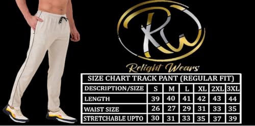 Image of Cotton Track Pant for Men | Lower for Man | Comfortable Lower Men with Zip Pocket for Gym, Sports & Casual Wear