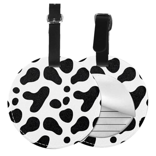 Étiquettes de bagage suspendre PVC léopard : lot de 6 porte-noms de valise