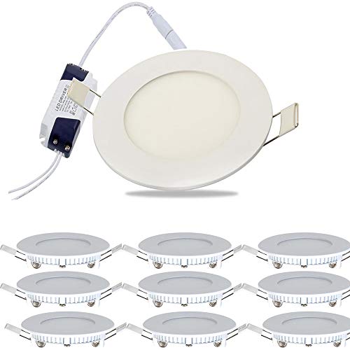 YESDA 10x12W Blanco Frío Plafon Techo LED Downlight focos led empotrables Panel led (12W Blanco Frío)