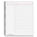 Cambridge Wirebound Notebook Planner, Legal Rule, 8 7/8" x 11", White, 80 Sheets