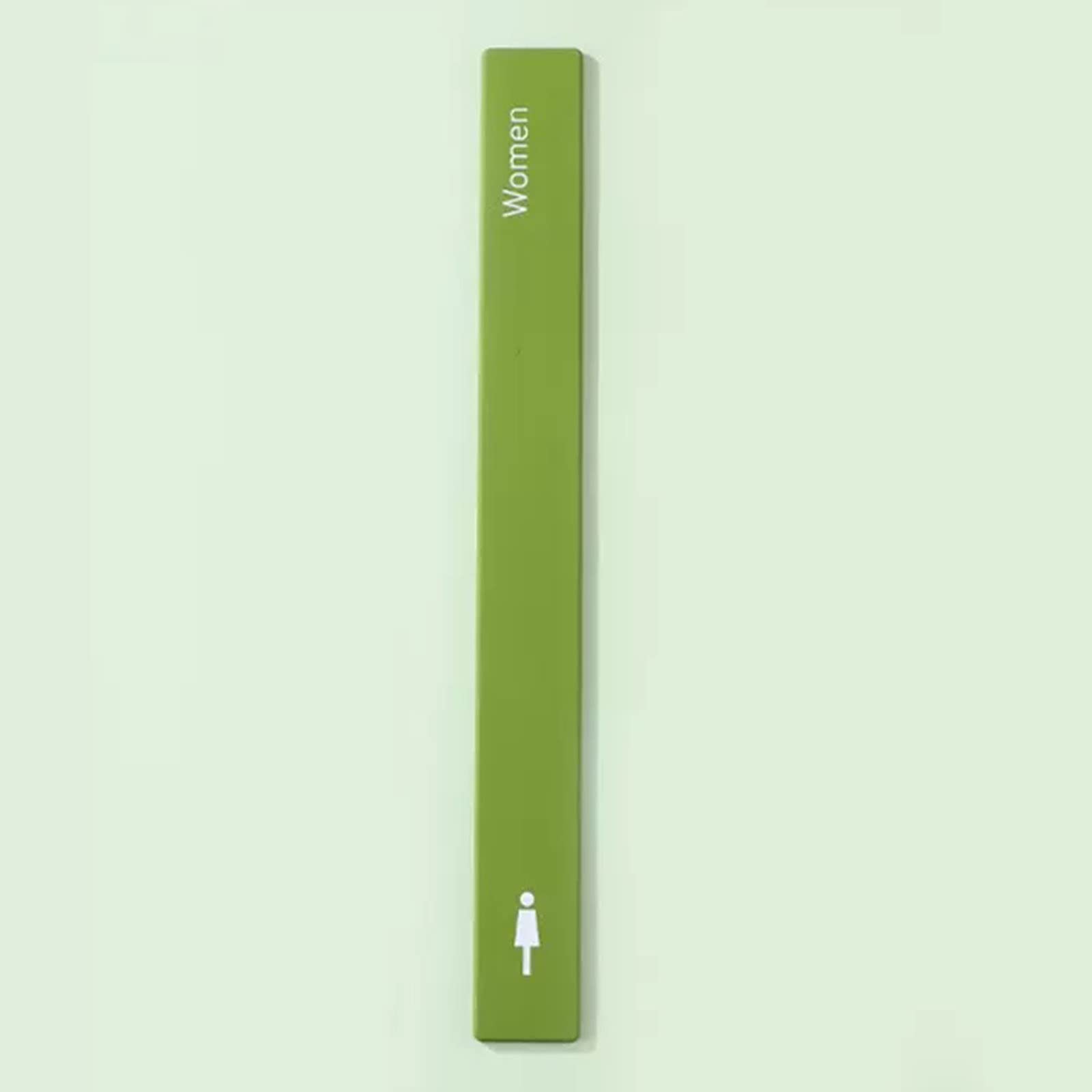 VNVFJKLO restroom sign, Men and Women Aluminum Alloy Bathroom Sign Decor, Toilet Signage for Offices, Businesses, and Restaurants(E)