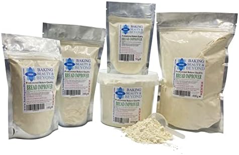 Baking Beauty and Beyond Professional Mix Improver Powder for Bread - Dough Enhancer for Bread, Grain Dough Conditioner Strengthens Starch and Improves Texture of All Flours, 4kg