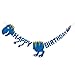 Produktbild Ruiting Girlande Happy Birthday, Karikatur Dinosaurier Banner Party Deko, Banner Geburtstag Dinosaurier Karikatur Baby Junge Mädchen Geburtstag Party deko Happy Birthday Flagge 1 Set (Blau)