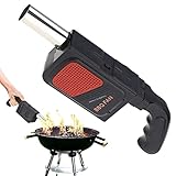 ➼【Fácil de transportar】Equipado con características de miniaturización y portabilidad, el soplador para barbacoa es cómodo de transportar y hace que el proceso de soplado sea muy .