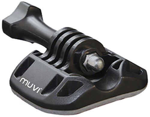 Veho Muvi Mounting Brack Kit with 3M Base for Muvi KX-Series | Muvi K-Series | Muvi HD | Muvi Micro - Black (VCC-A041-MBK)