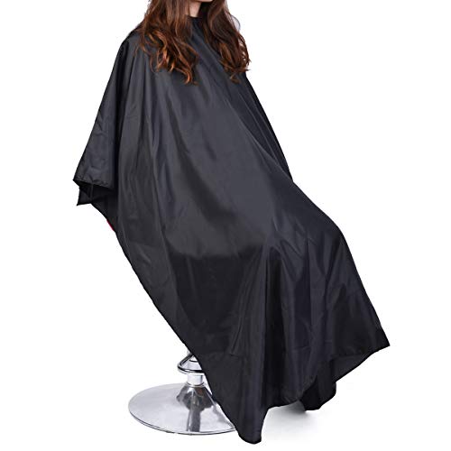 Barber Hair Cutting Cape for Men Women, Made with Ultra Soft Silk Fiber, 63" x 57"