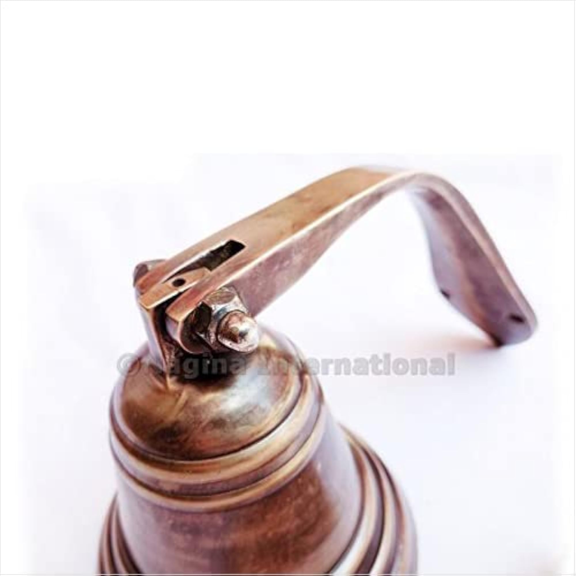 Antique Brass Ship Bell for Nautical Home Decor