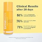 Timeless Skin Care Vitamin C Serum with Vitamin E & Ferulic Acid - Brightening Serum - for Oily & Dry Skin - Fragrance-Free - 4 oz - Image 3