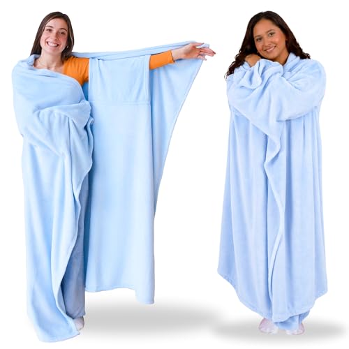 Image of Super Blanky Wearable Blankets for Women & Men, Graduation Day Gift for Her, Cozy Gifts for Women, Wife Birthday Gifts Ideas