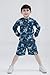 Jurassic World Jurassic Park Blue Little Boys French Terry Sweatshirt and Bike Shorts 6