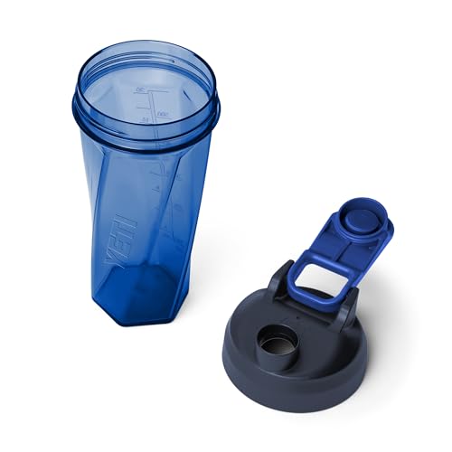 Image of YETI Yonder Helimix Vortex Blender Shaker Bottle Holds up to 27oz | No Blending Ball or Whisk | USA Made | Portable Pre Workout Whey Protein Drink Shaker Cup | Dishwasher Safe, Royal Blue