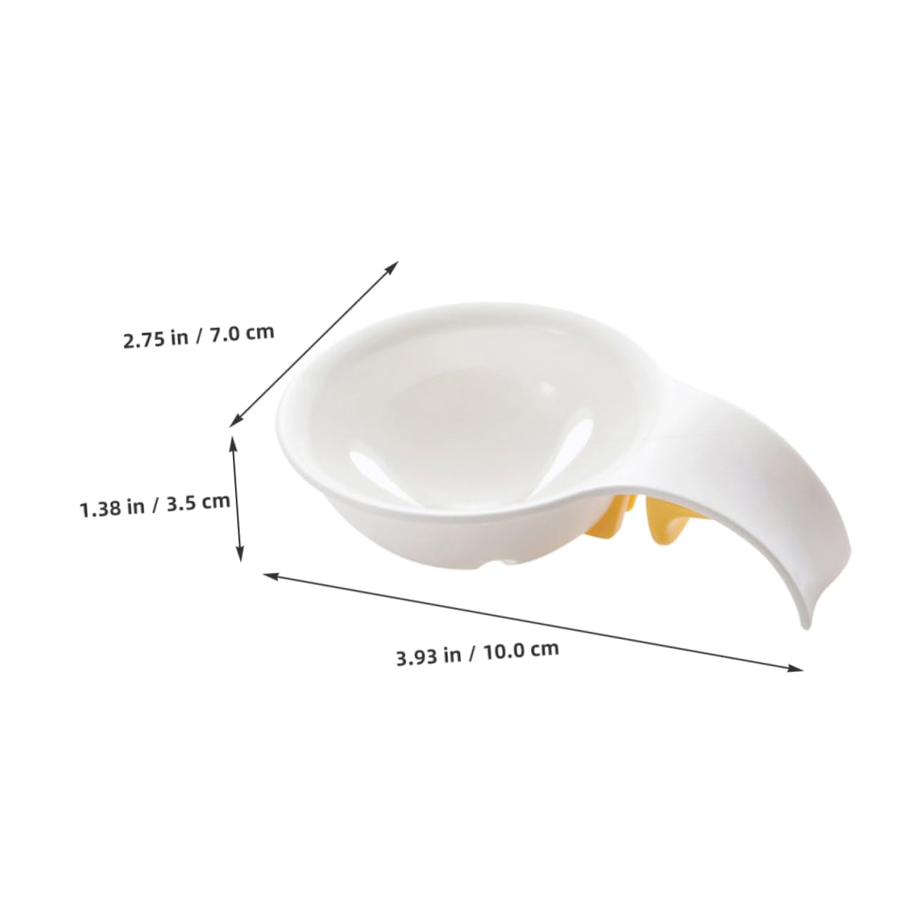 Cabilock 2-piece Egg Yolk Separator for Cooking Baking Household Egg Separator Clip for Easy Yolk Removal
