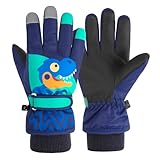 🦄 GODIMENTO DI NEVE - I guanti termici sono adatti per i bambini chi fa sport invernali come lo sci, consentendo di proteggere le mani da pioggia e neve