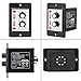 Eujgoov On Off Twin Timer Relay Knob Control Time Switch Short Period Repeat Cycle Intermittent Timer Interval Timer Day Night or 24 Hour ATDV-YC 6S-60M(AC(110/220v))