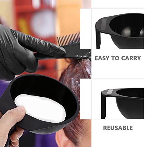 Kallory Tint For Stylist Bowl Home Bowls Salon Coloring Color Long Diy Hairdressers Tools Tool Compact And Dying Professional Short Dye Hair Cup Multi- Uses Applicator Functional Mixing #TOP6