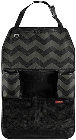 Skip Hop Back Seat Car Organizer, Style Driven, Black, 0.6 lb