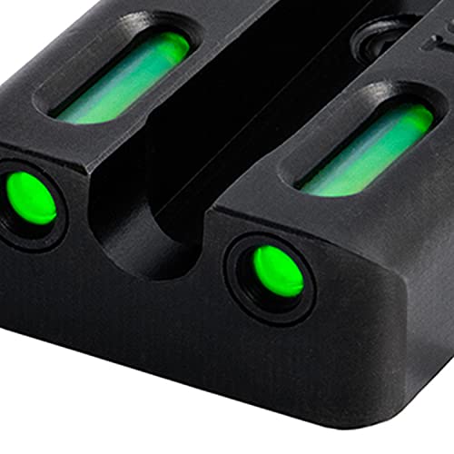 Image of Truglo TFX PRO Handgun Sight, Glowing Shock Proof Tritium and Fiber Optic Night Sight for Handguns, Compact, Durable, and Snag Free Sight